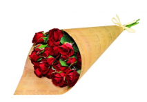 BUQUÊ PARTITURA DE MINI SPRAY VERMELHO