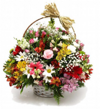 Cesta de Flores Nobres