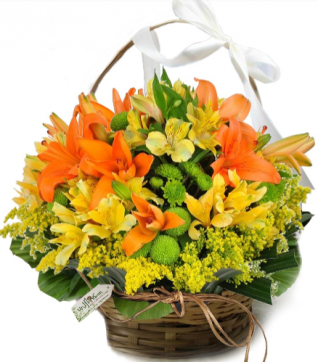 Cesta Flores em Festa